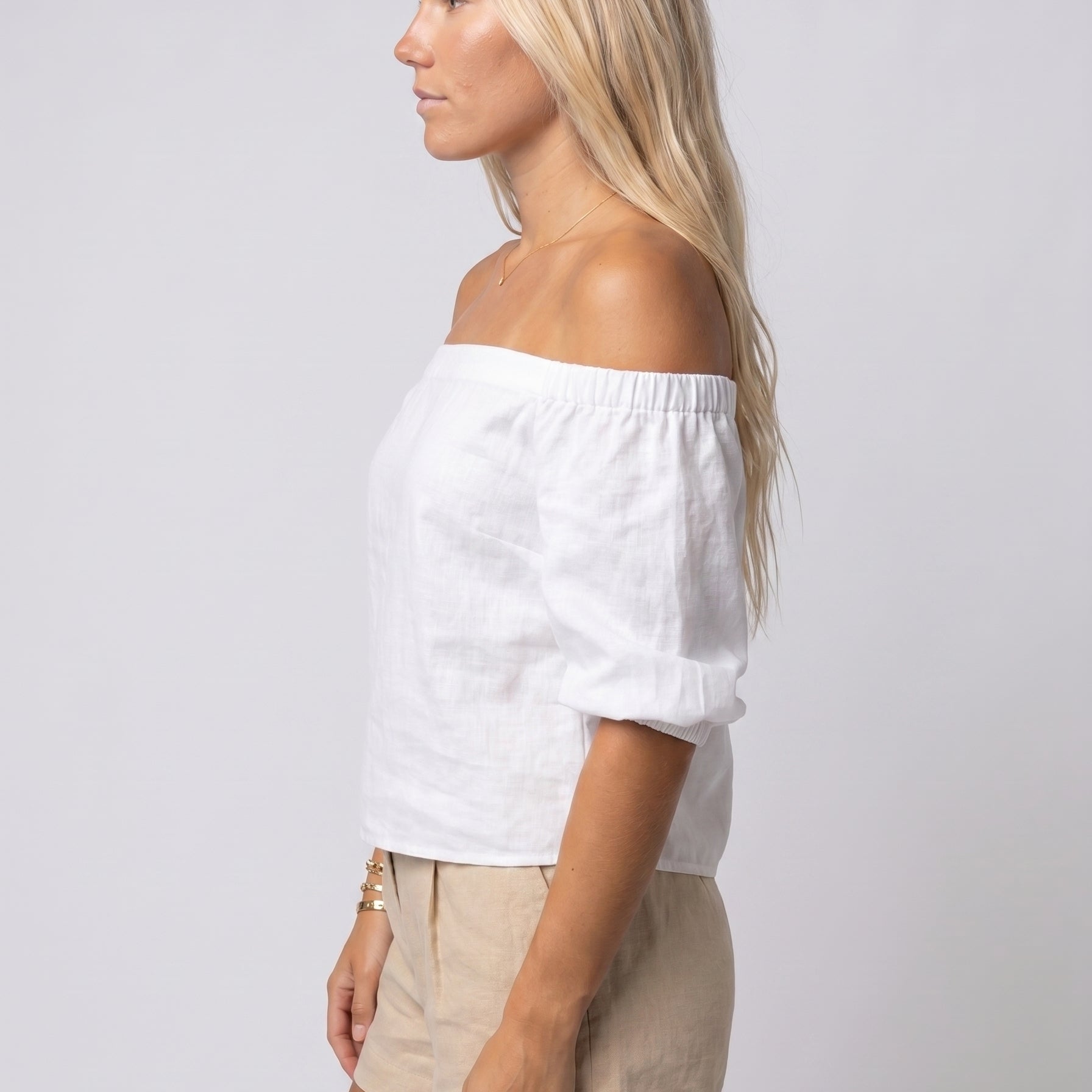 Velora Diamond Gold Bracelet — side