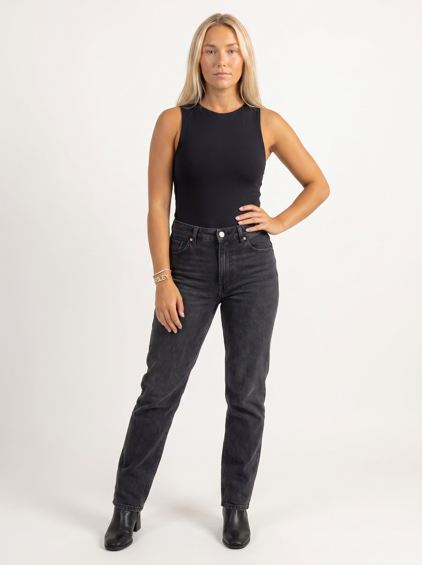 Pavé Bubble Double Strand Slider Bracelet — full